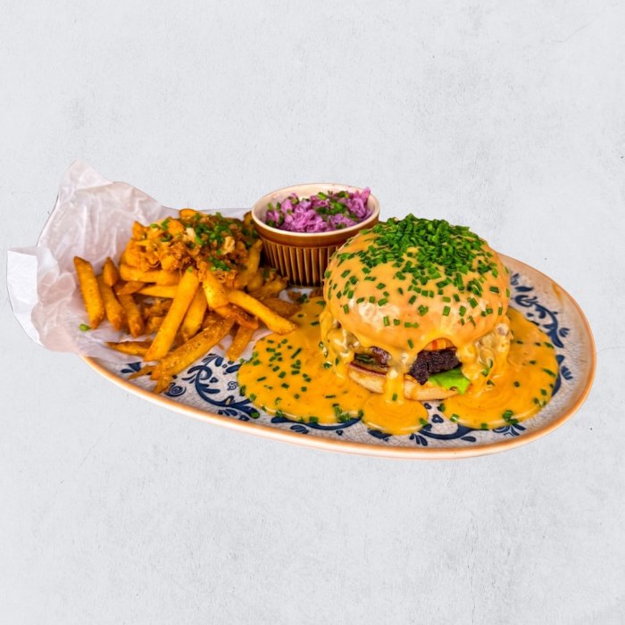 Extra sajtos burger